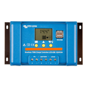 Blue Solar PWM-LCD USB 12/24v-5a