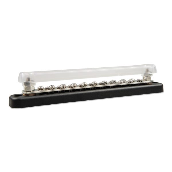 Busbar 150A 2P with 20 screws + cover